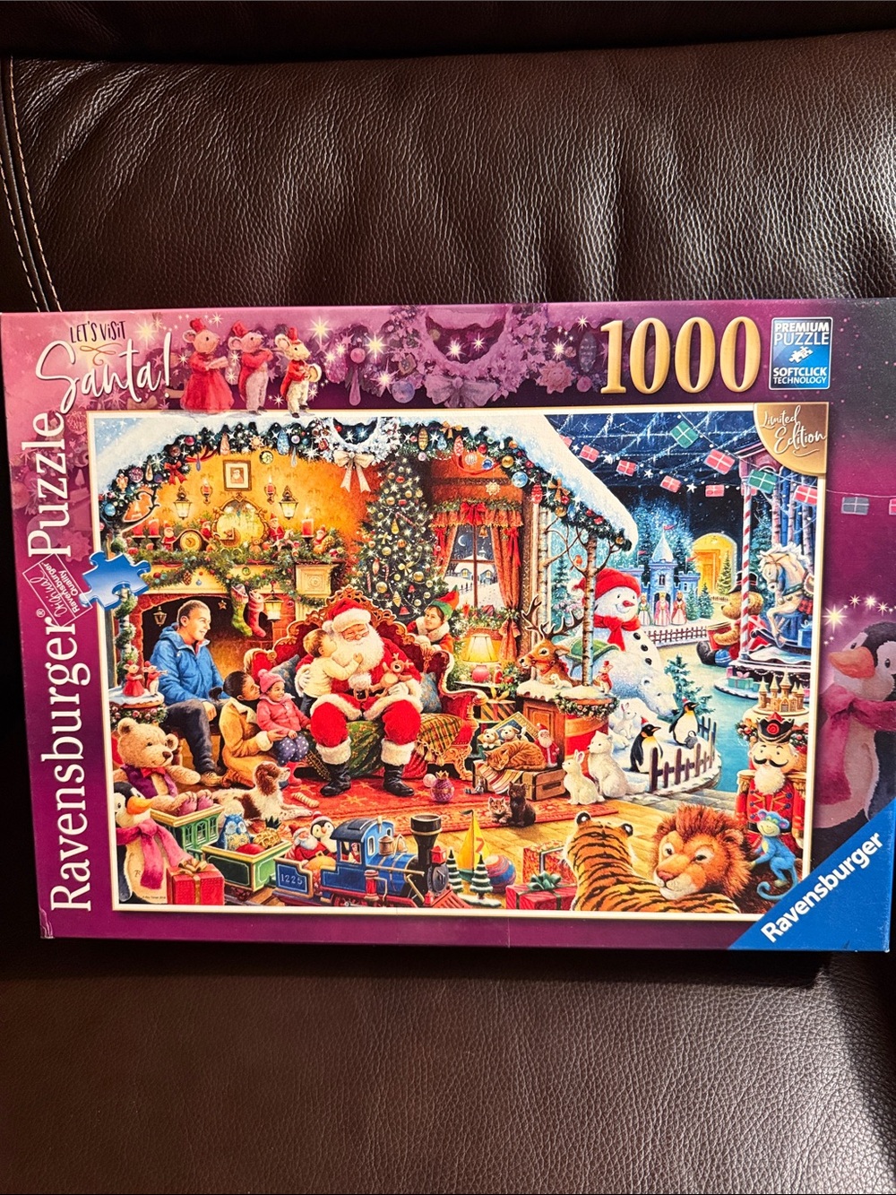 Ravensburger let’s Visit Santa  1000-Piece Puzzle. Complete
